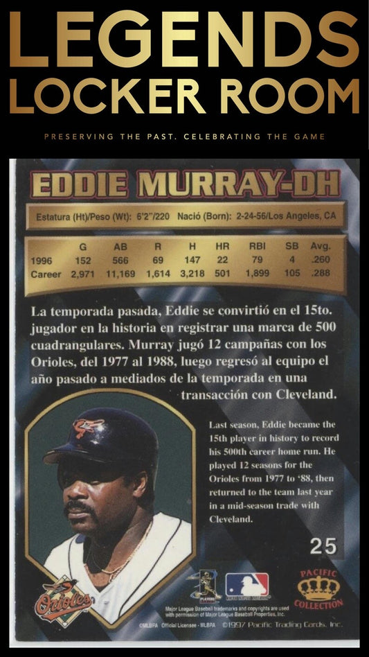 1997 Pacific Crown Collection #25 Eddie Murray