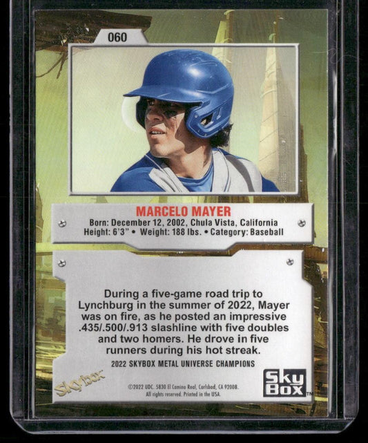 2022 SkyBox Metal Universe Champions #060 Marcelo Mayer