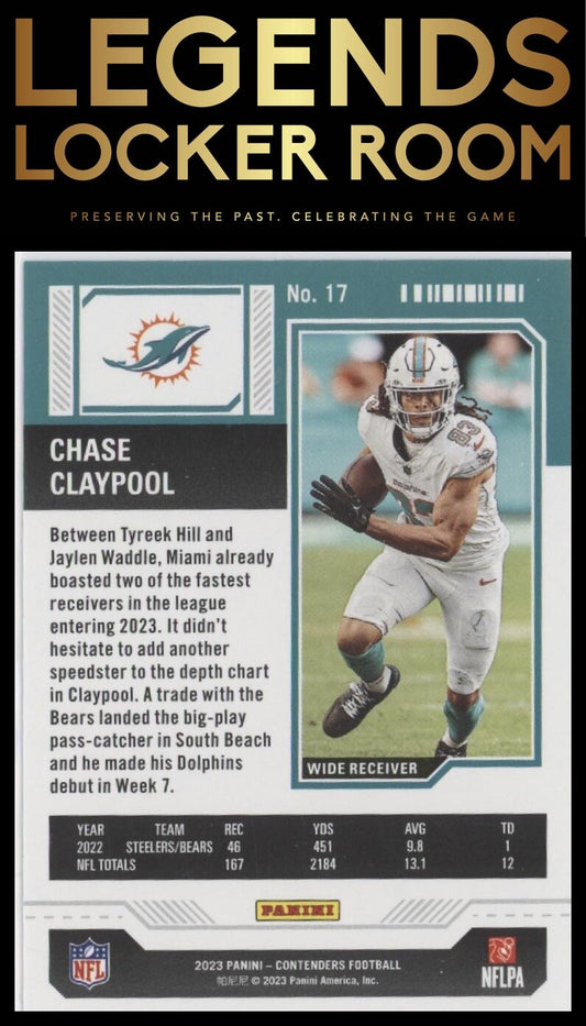 2023 Panini Contenders #17 Chase Claypool