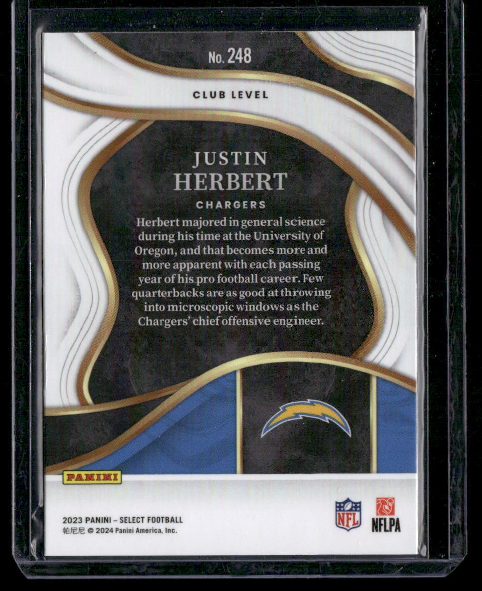 2023 Panini Select #248 Justin Herbert