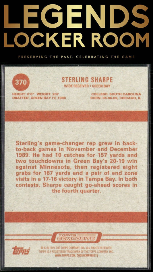 2023 Topps Composite #370 Sterling Sharpe