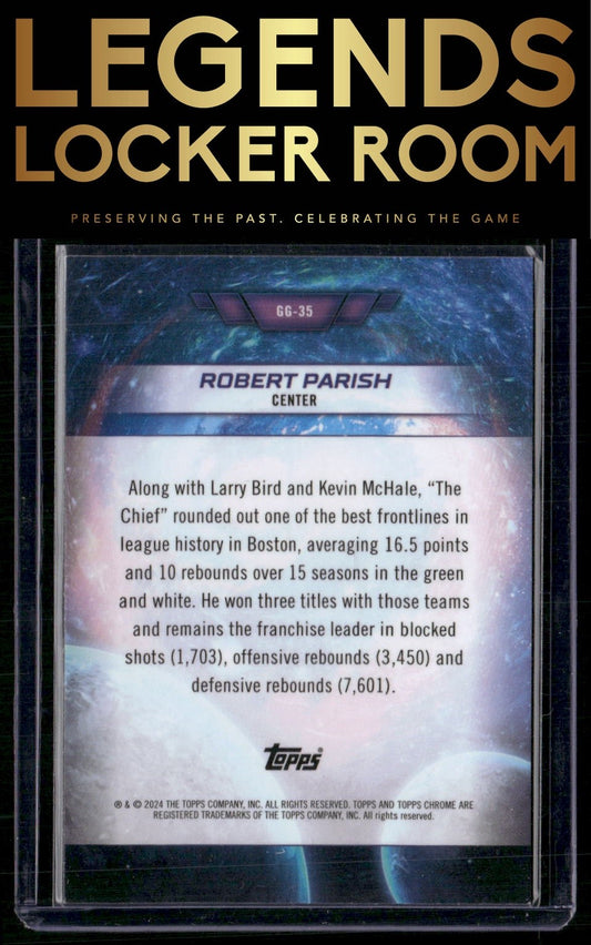 2023-24 Topps Chrome Cosmic #GG-35 Robert Parish Galaxy Greats
