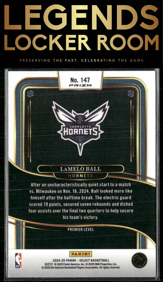 2024-25 Panini Select #147 LaMelo Ball Silver Prizm