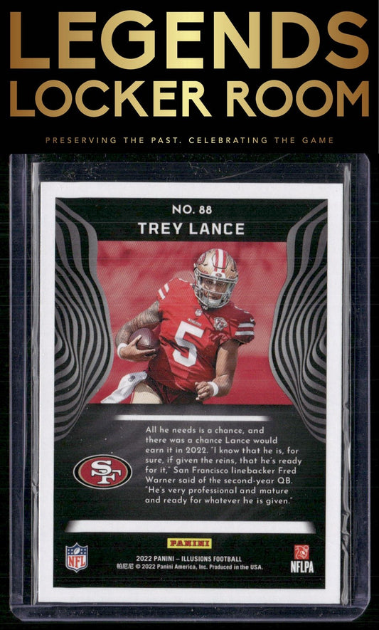 2022 Panini Illusions #88 Trey Lance