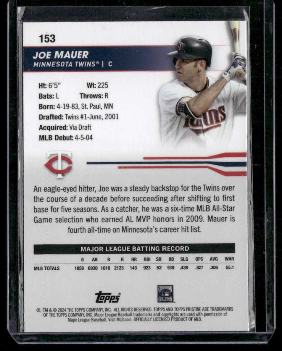 2024 Topps Pristine #153 Joe Mauer
