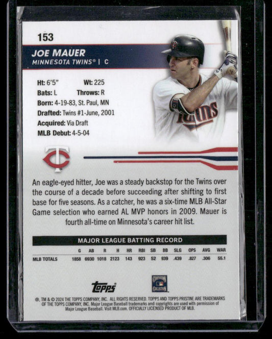 2024 Topps Pristine #153 Joe Mauer