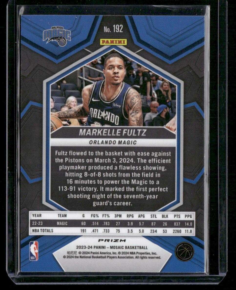2023-24 Panini Mosaic #192 Markelle Fultz Green