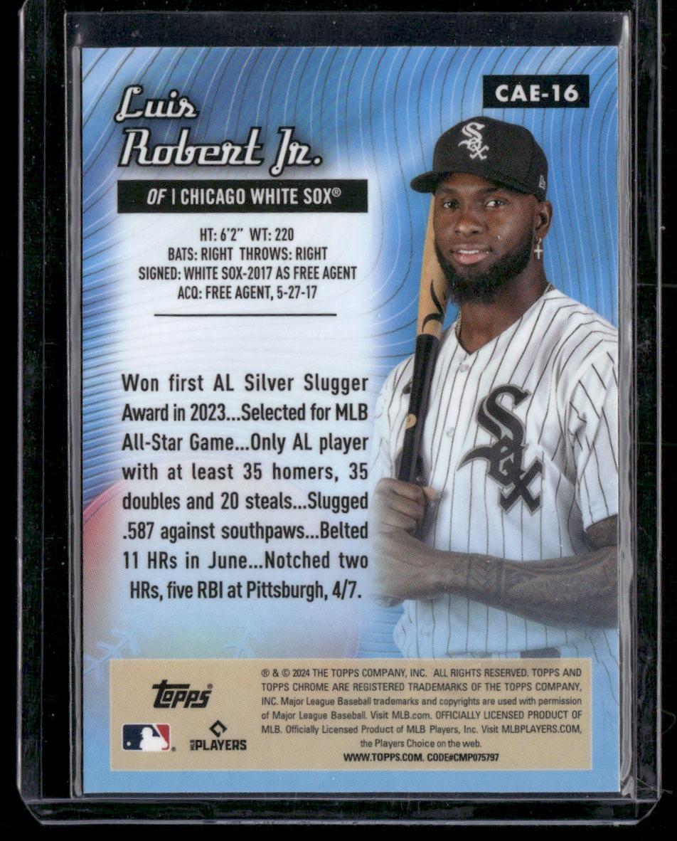 2024 Topps Chrome #CAE-16 Luis Robert Jr. Chrome All-Etch
