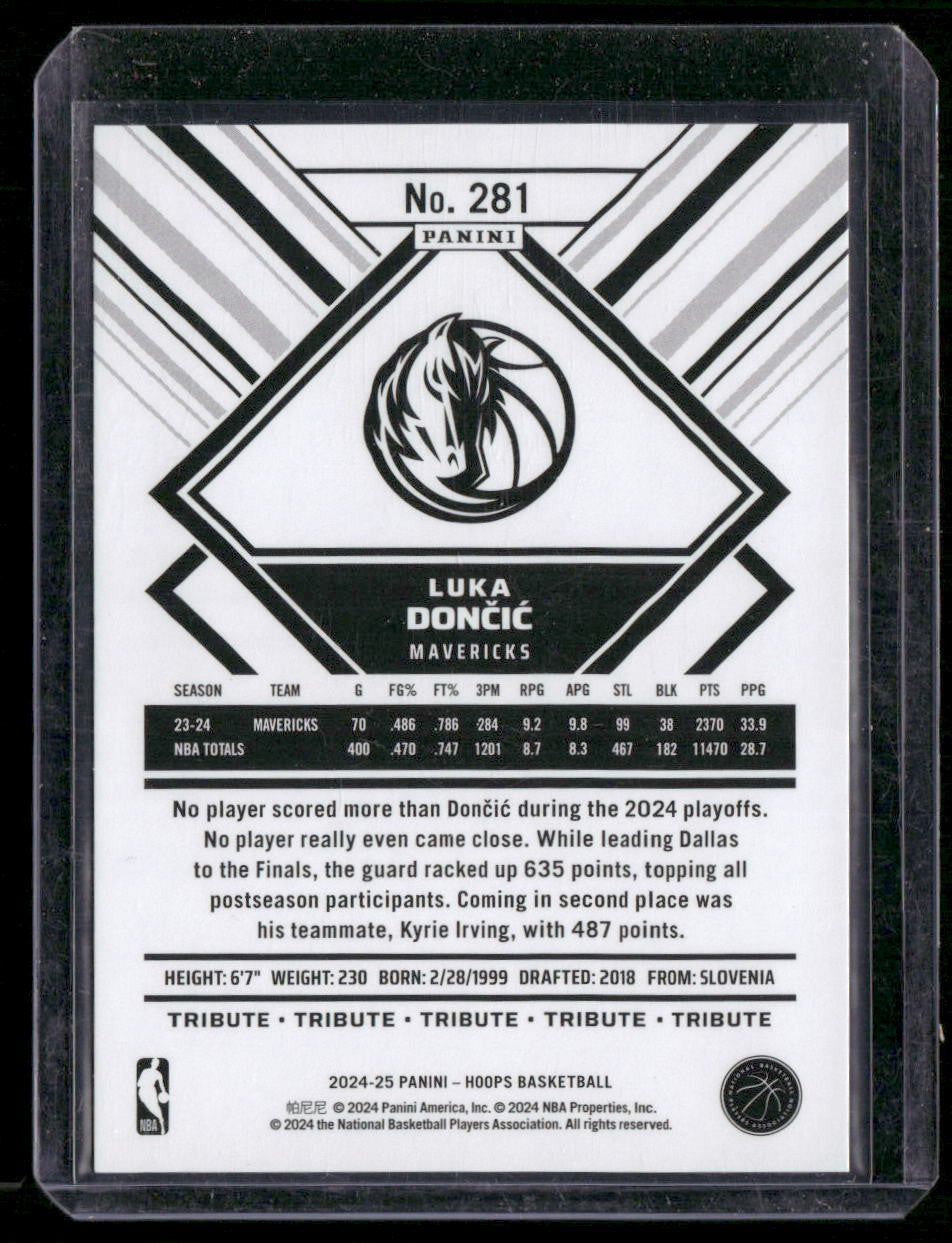 2024-25 Hoops #281 Luka Doncic Orange #/149
