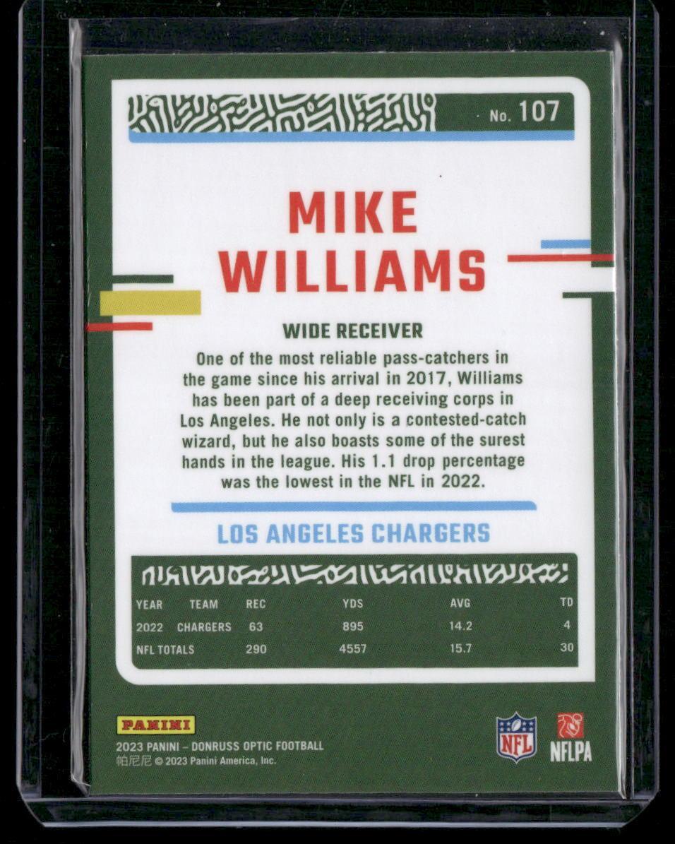 2023 Donruss Optic #107 Mike Williams