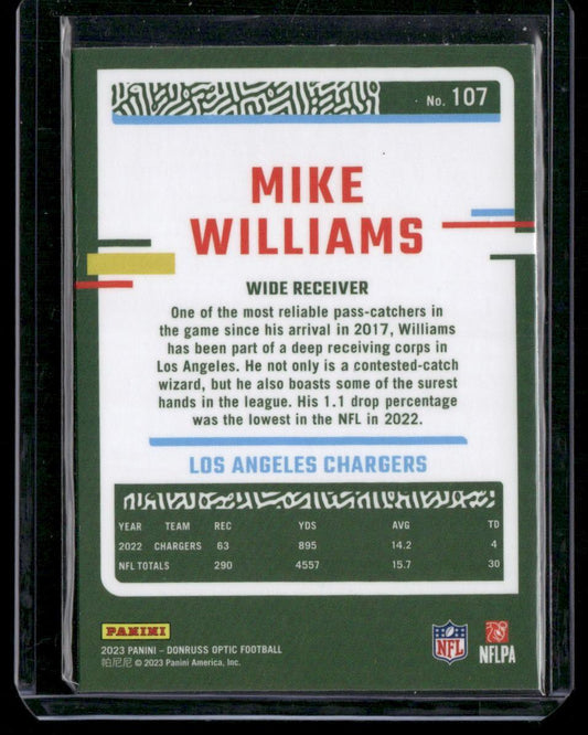 2023 Donruss Optic #107 Mike Williams