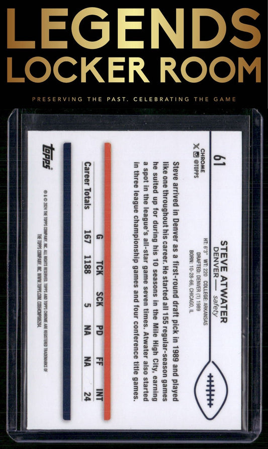 2024 Topps Chrome #61 Steve Atwater