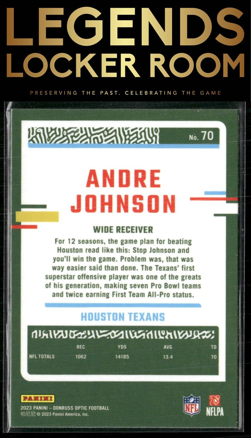 2023 Donruss Optic #70 Andre Johnson