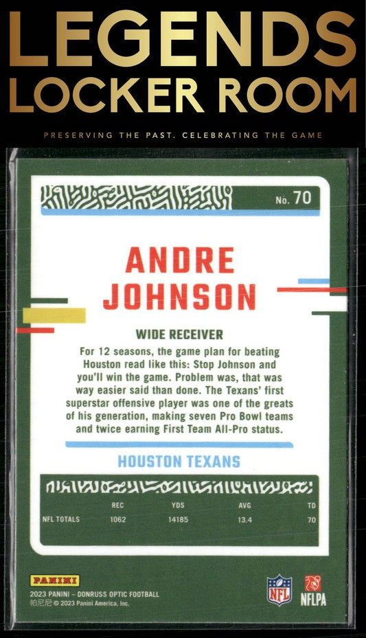 2023 Donruss Optic #70 Andre Johnson