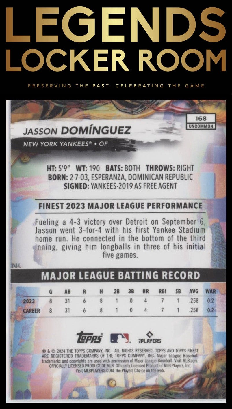 2024 Finest #168 Jasson Domínguez