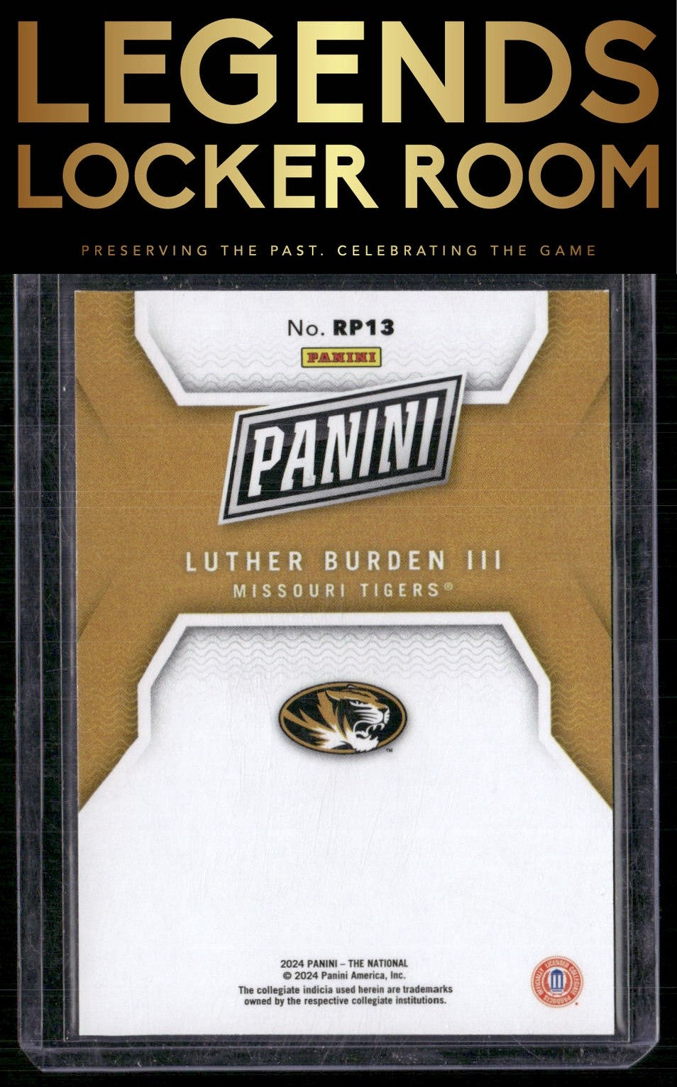 2024 Panini National Sports Convention Luther Burden III