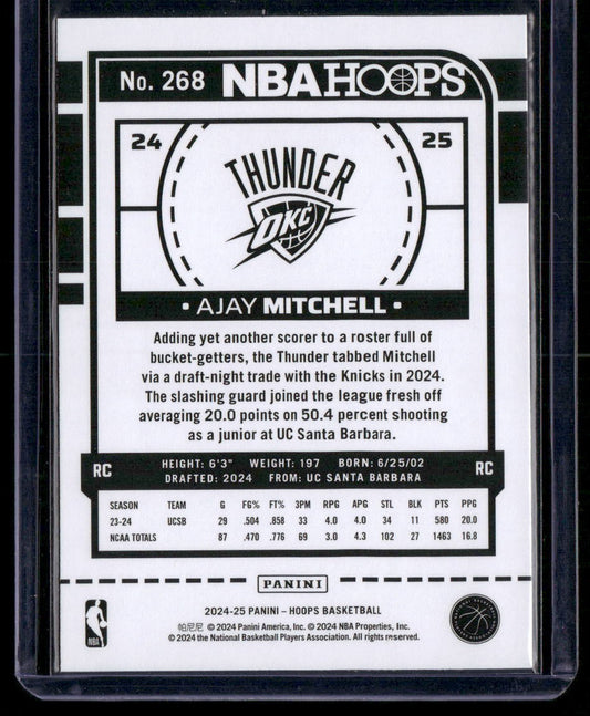 2024-25 Hoops #268 Ajay Mitchell