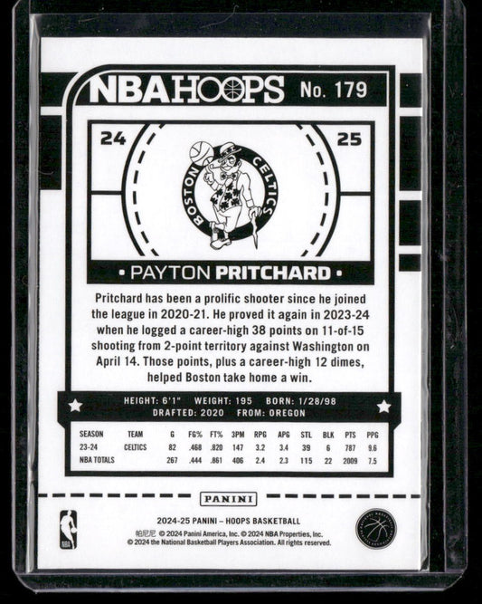 2024-25 Hoops #179 Payton Pritchard