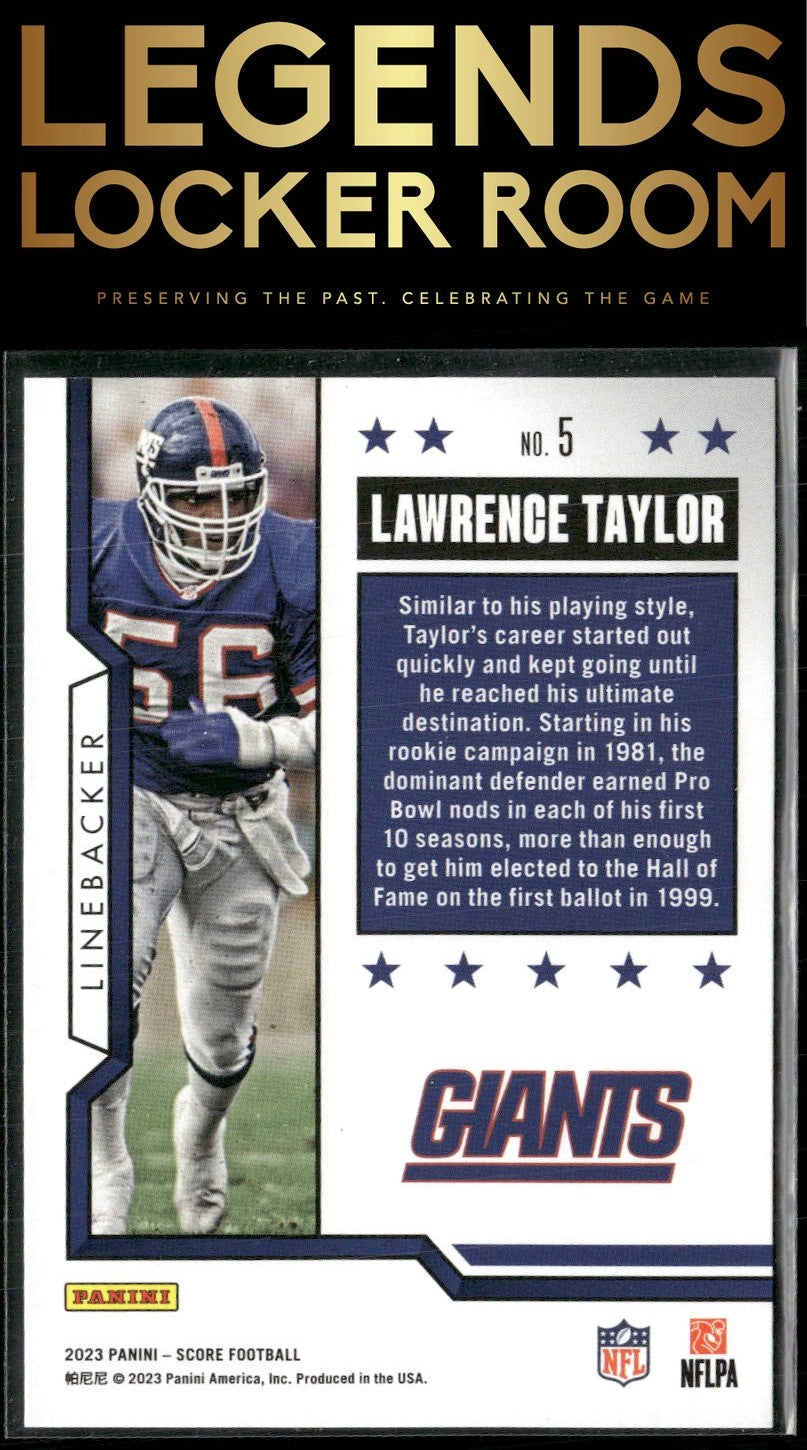 2023 Score #5 Lawrence Taylor First Ballot
