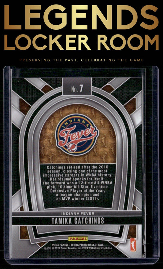 2024 Panini Prizm WNBA #7 Tamika Catchings Pioneers