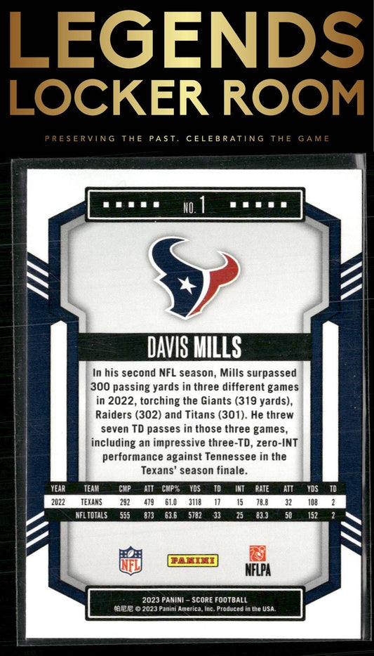 2023 Score #1 Davis Mills