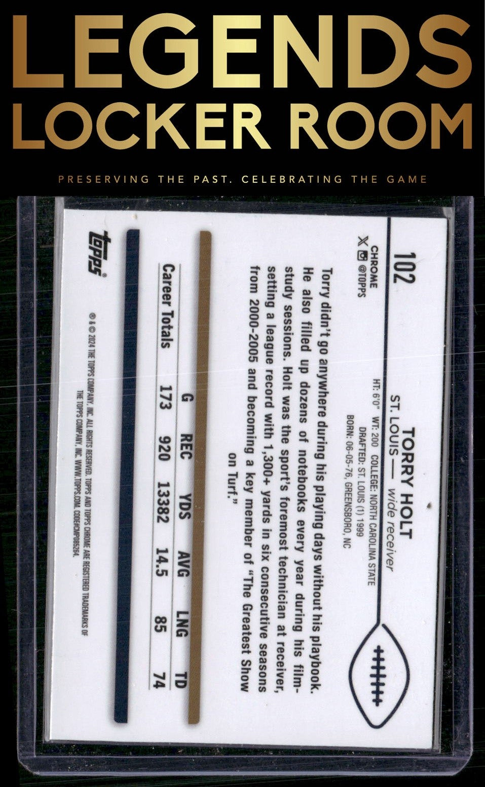 2024 Topps Chrome #102 Torry Holt