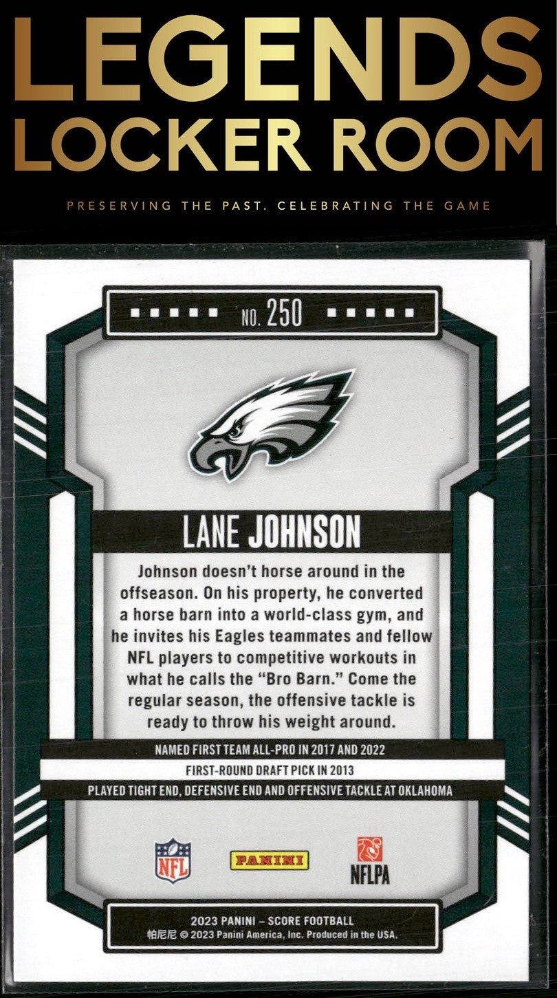 2023 Score #250 Lane Johnson Gold