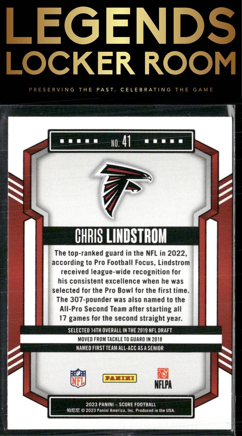 2023 Score #41 Chris Lindstrom