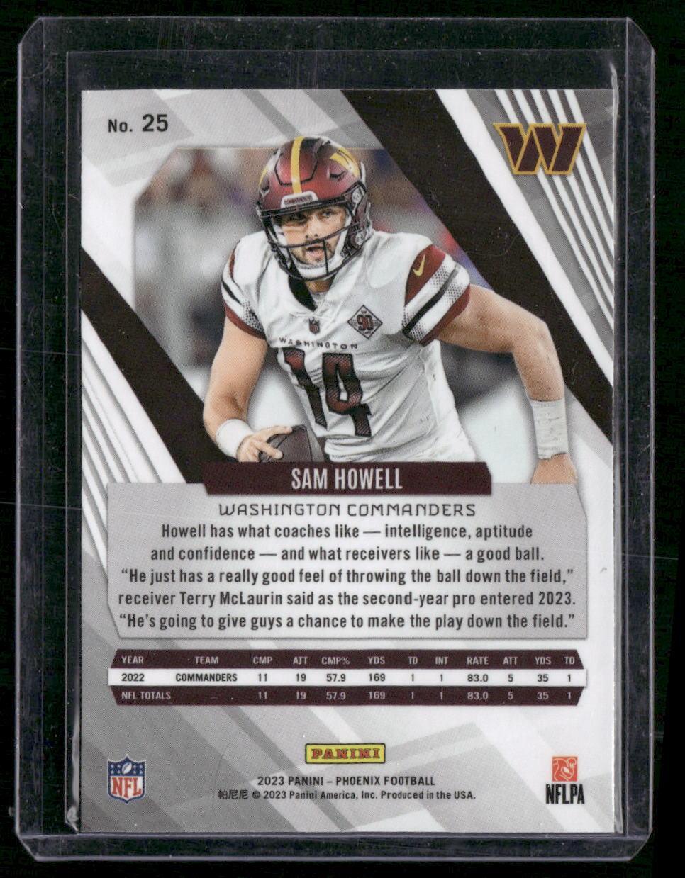 2023 Panini Phoenix #25 Sam Howell
