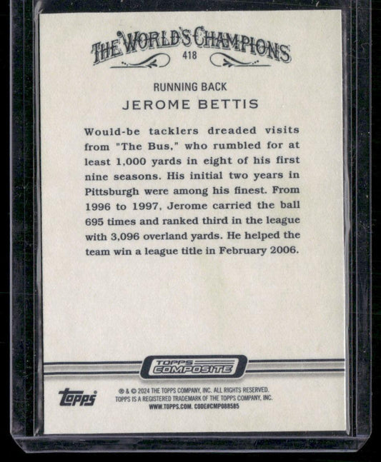 2023 Topps Composite #418 Jerome Bettis