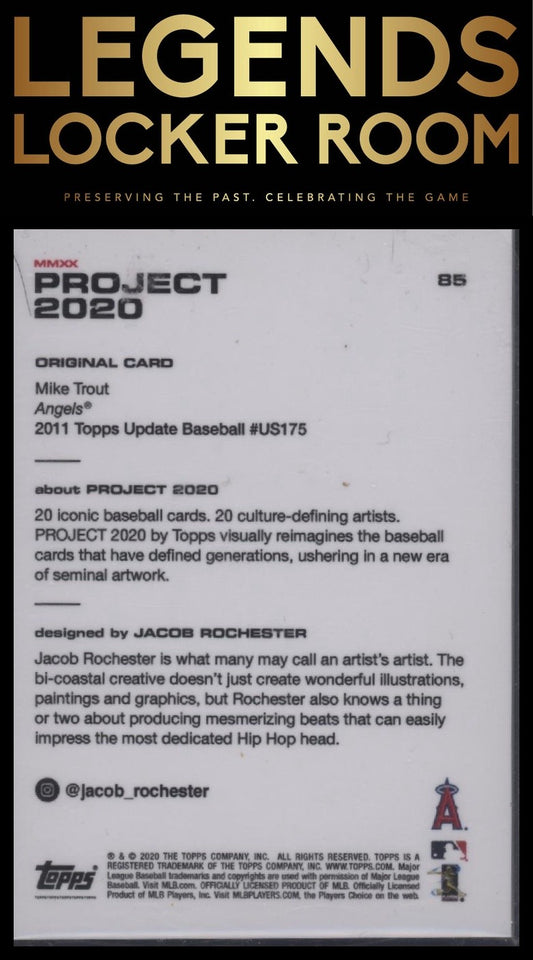 2020 Topps Project 2020 #85 Mike Trout