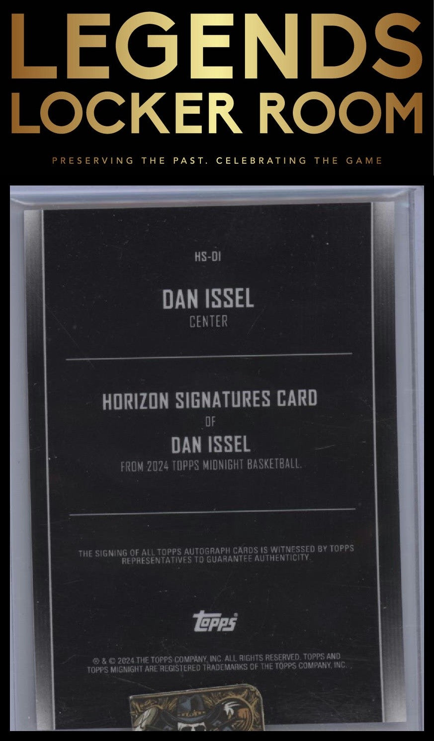 2023-24 Topps Midnight #HS-DI Dan Issel Horizon Signatures Twilight #/199