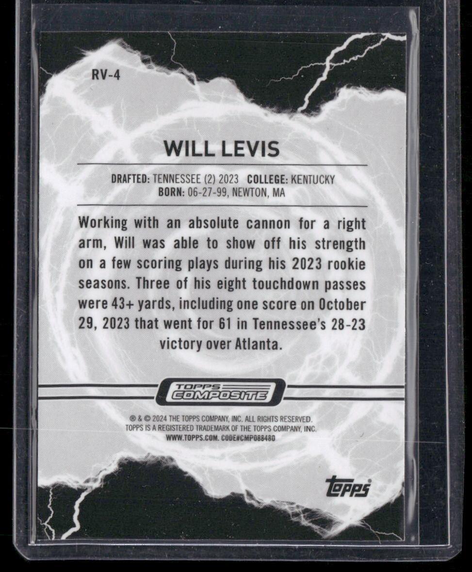 2023 Topps Composite #RV-4 Will Levis Resurgence Voltaic