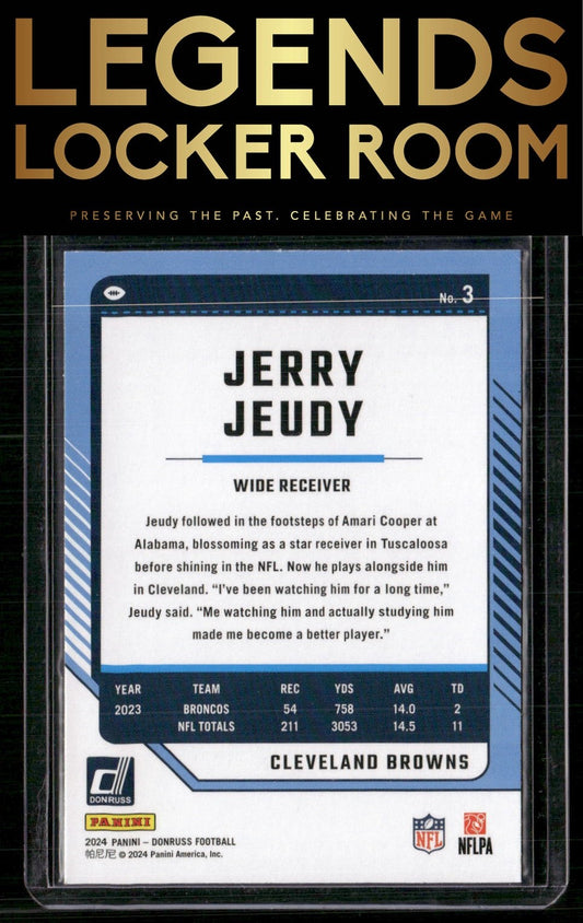 2024 Donruss #3 Jerry Jeudy