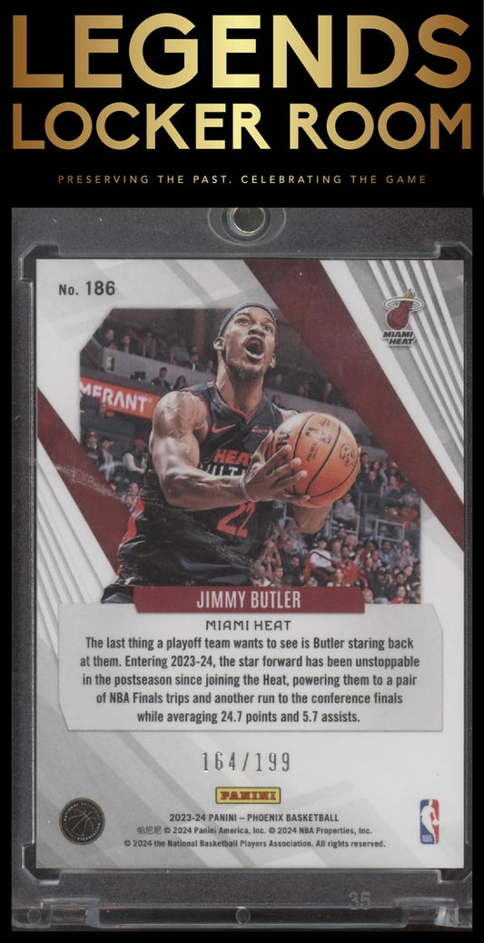 2023-24 Panini Phoenix #186 Jimmy Butler Red #/199
