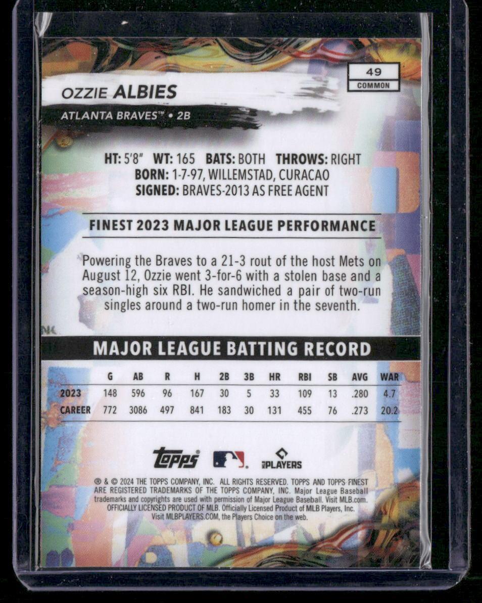 2024 Finest #49 Ozzie Albies