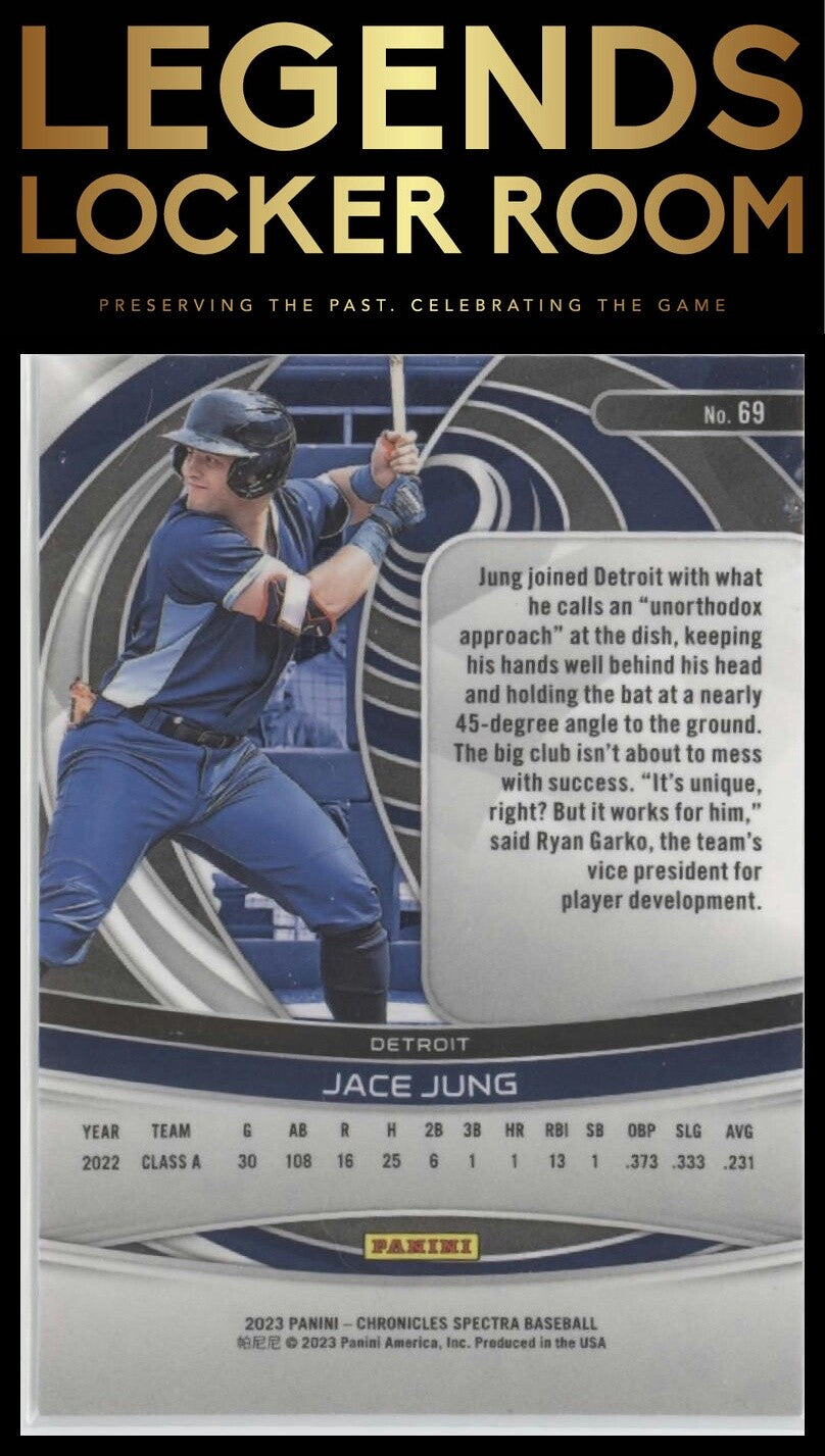 2023 Panini Chronicles - Spectra #69 Jace Jung