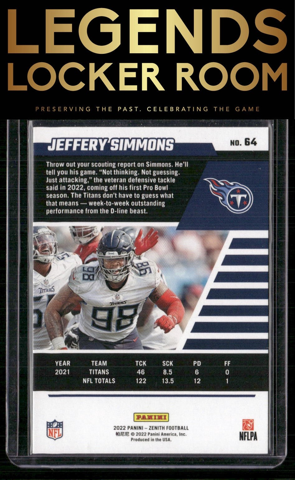 2022 Zenith #64 Jeffery Simmons Retail
