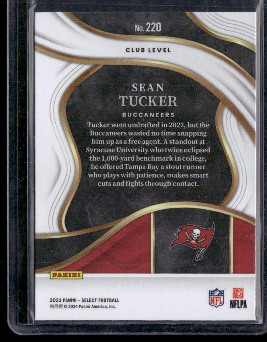 2023 Panini Select #220 Sean Tucker