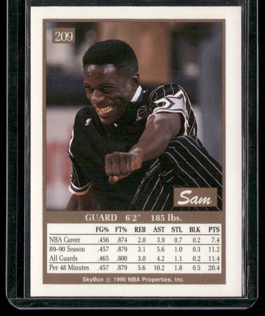 1990-91 SkyBox #209 Sam Vincent