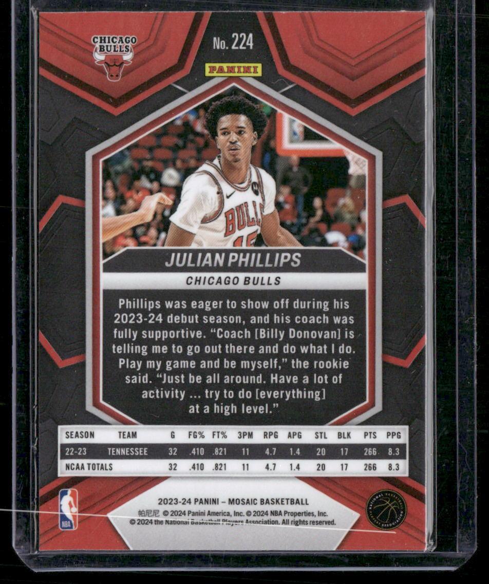 2023-24 Panini Mosaic #224 Julian Phillips