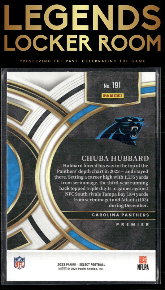 2023 Panini Select #191 Chuba Hubbard