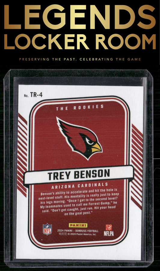 2024 Donruss #TR-4 Trey Benson The Rookies