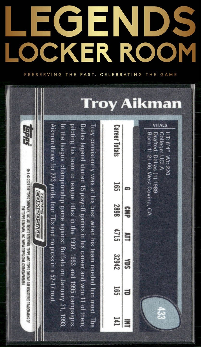 2023 Topps Composite #433 Troy Aikman