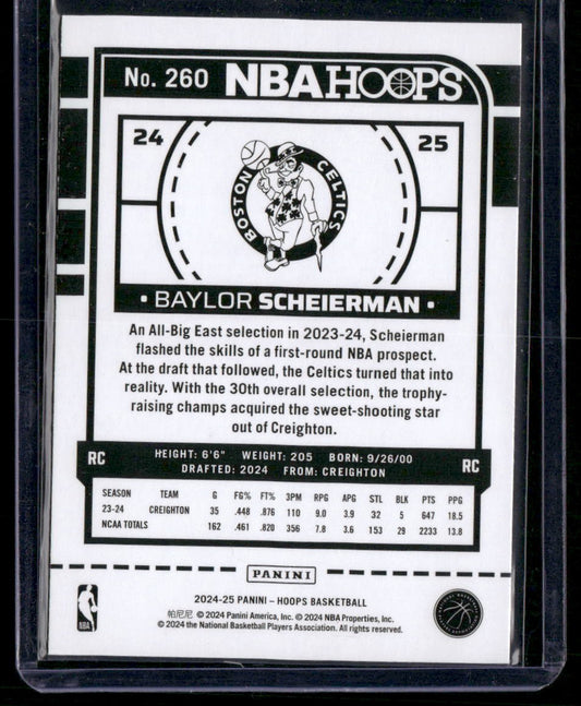 2024-25 Hoops #260 Baylor Scheierman