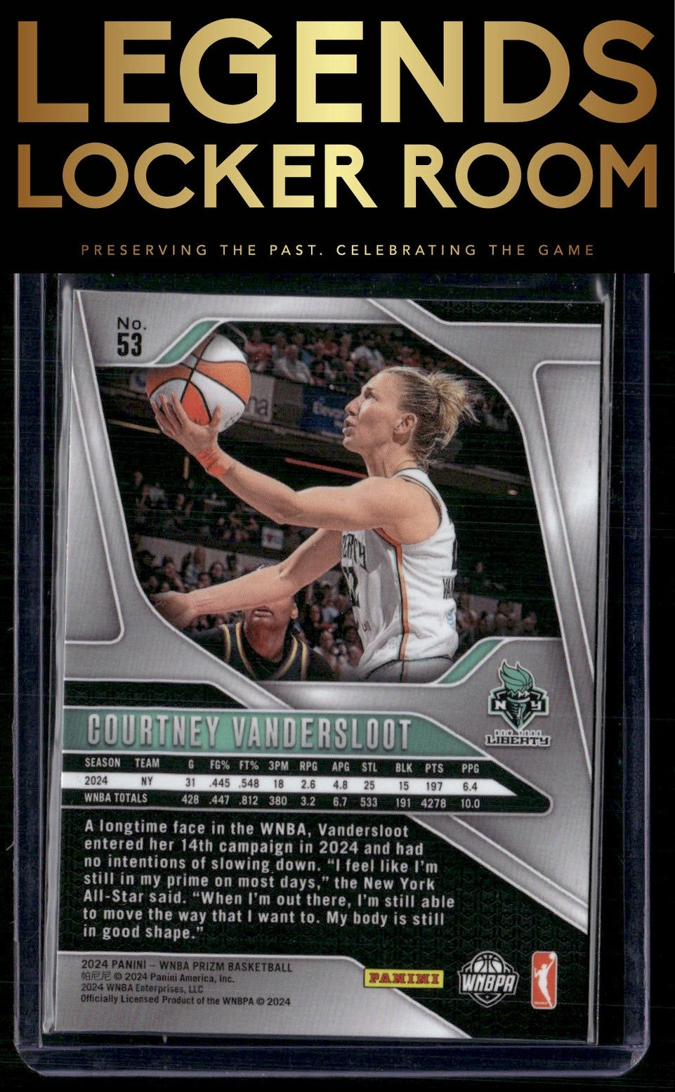 2024 Panini Prizm WNBA #53 Courtney Vandersloot