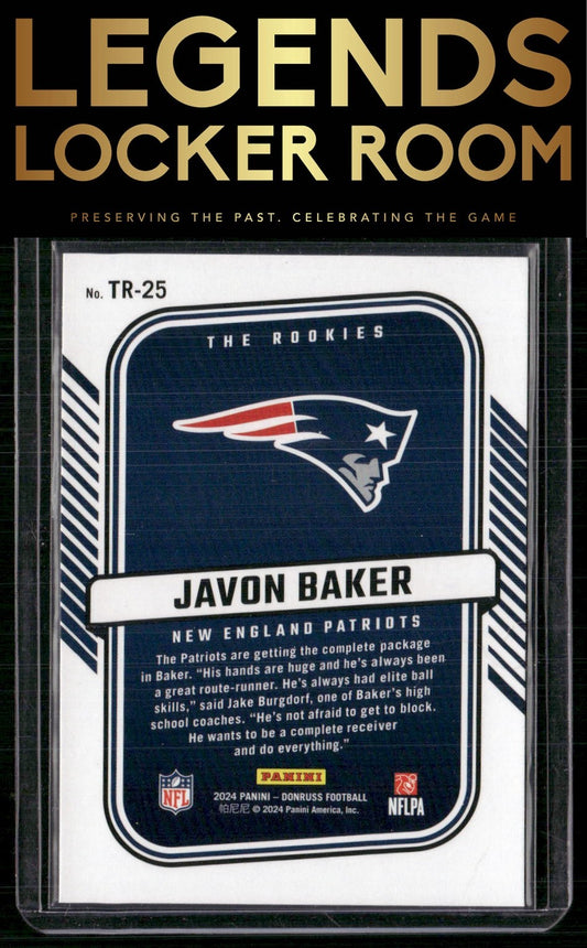 2024 Donruss #TR-25 Javon Baker The Rookies