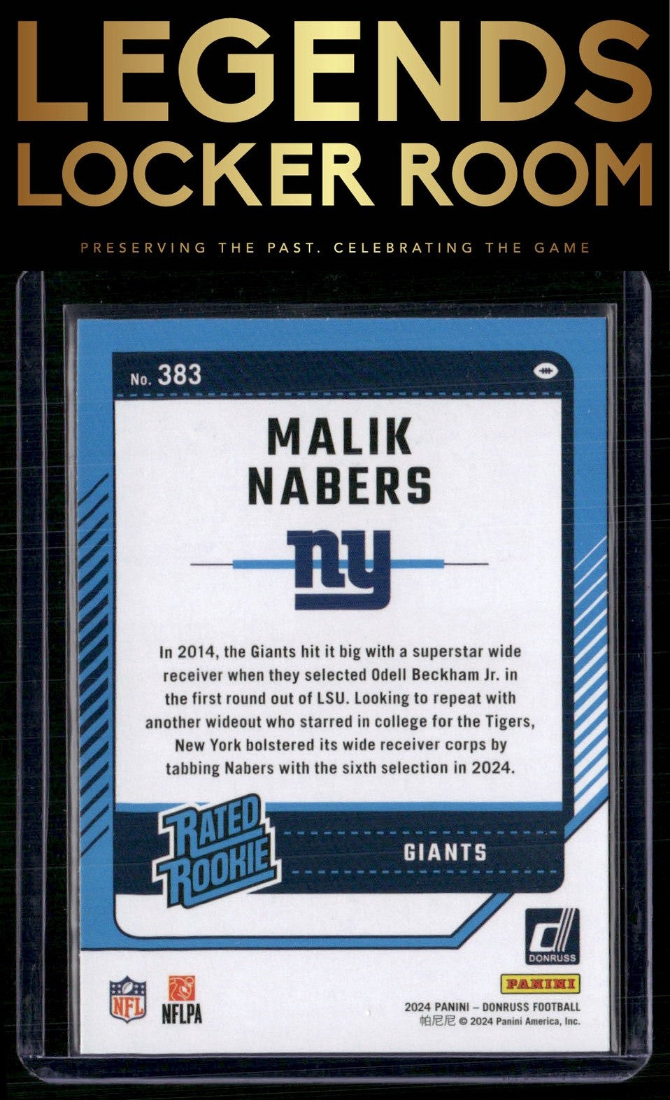 2024 Donruss #383 Malik Nabers