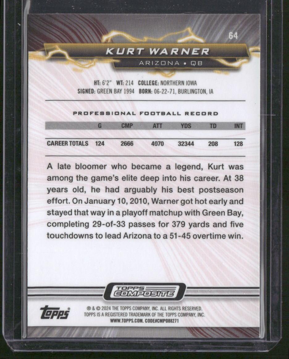 2023 Topps Composite #64 Kurt Warner High Voltage