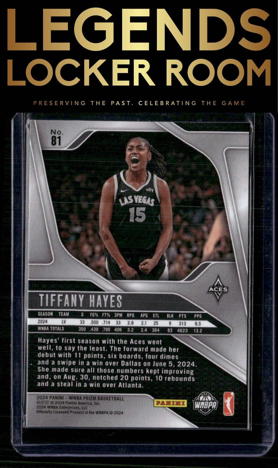 2024 Panini Prizm WNBA #81 Tiffany Hayes